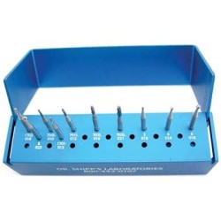 Veterinary bur Set #2 Kit(F.G. Surgical carbides) w/alum bur blo