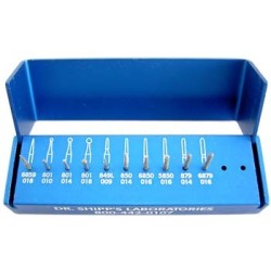 Veterinary bur Set #4 Kit(F.G. Cutting diamond) w/alum bur block