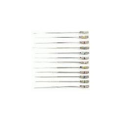 H-Files (60mm) Set of  18 assorted (15 - 140, 1 ea.)
