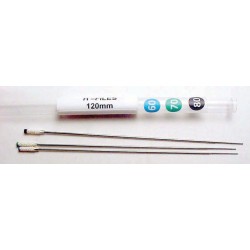 H-Files (120mm) 30mm working length  (#60, 70, 80) (3/pk.)