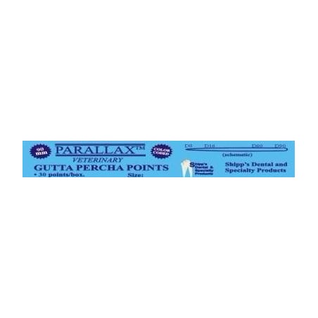 Parallax gutta percha 90mm Set (#60 #70 #80) 10 ea sz