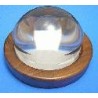 Medi Magnifier 90mm. (4x) + Wood base(walnut)