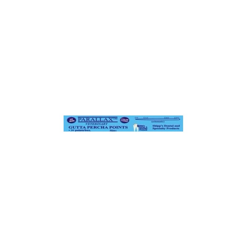 Parallax gutta percha 90mm Set (#15-140) 10 ea sz