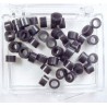 Color coded rings - small - 50 Black