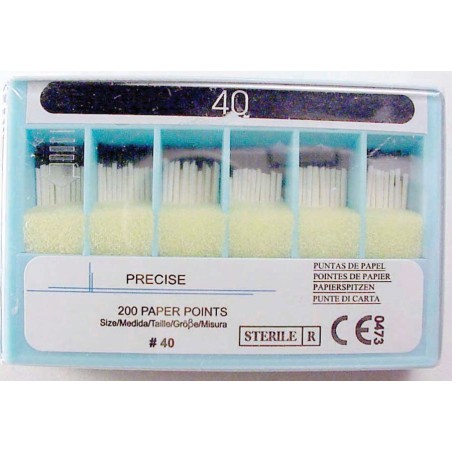 Paper point refills-28mm color coded #40