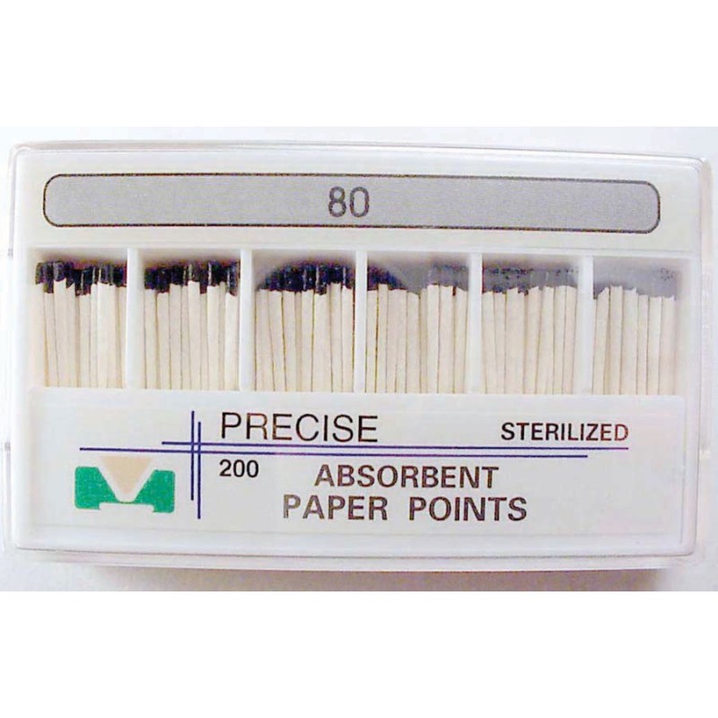 Paper point Refills- 28mm color coded #80