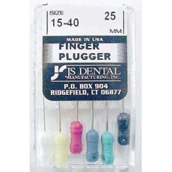 Finger pluggers - assorted 25mm  (set of 6)