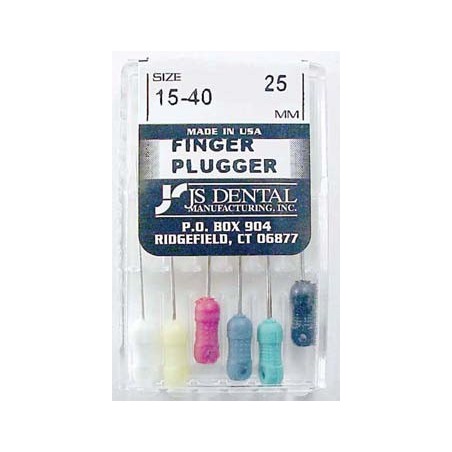 Finger pluggers - assorted 25mm  (set of 6)