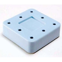 Magnetic bur block & lid, small, (blue) (hol 8 FG | RA)