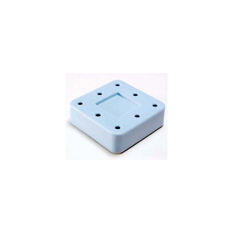 Magnetic bur block & lid, small, (blue) (hol 8 FG | RA)