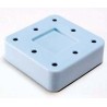 Magnetic bur block & lid, small, (blue) (hol 8 FG | RA)