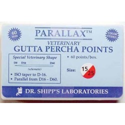 Parallax gutta percha 60mm Set (#15 #20 #25) 20 ea sz