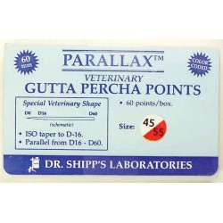 Parallax gutta percha 60mm Set (#45 #50 #55) 20 ea sz