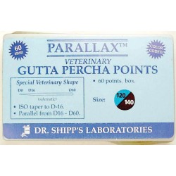 Parallax gutta percha 60mm Set (#120 #130 #140) 20 ea sz