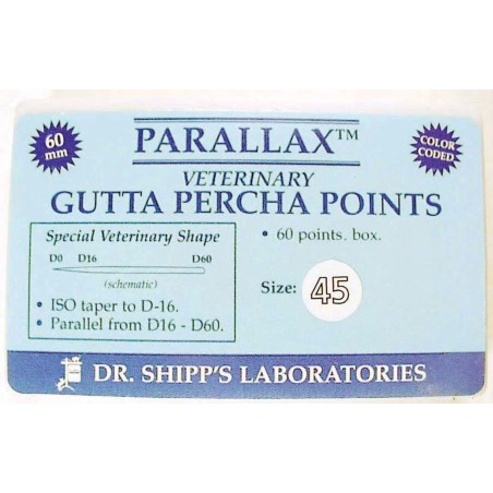 Parallax gutta percha refill 60's - 60mm #45