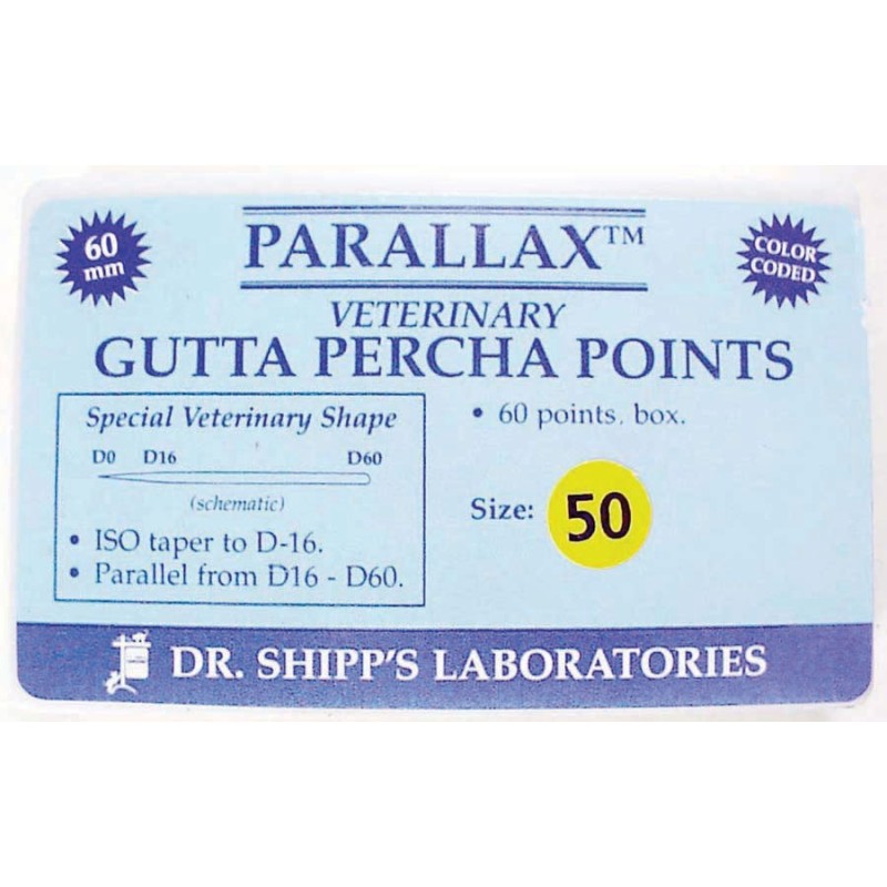 Parallax gutta percha refill 60's - 60mm #50