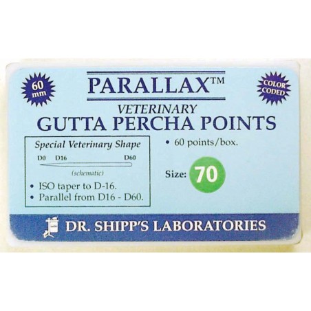 Parallax gutta percha refill 60's - 60mm #70