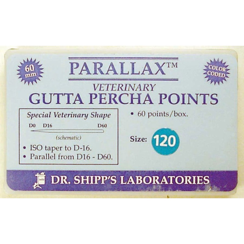Parallax gutta percha refill 60's - 60mm #120