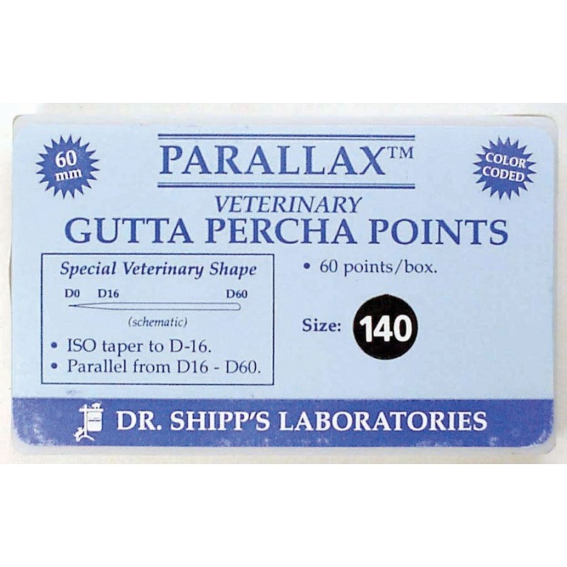 Parallax gutta percha refill 60's - 60mm #140