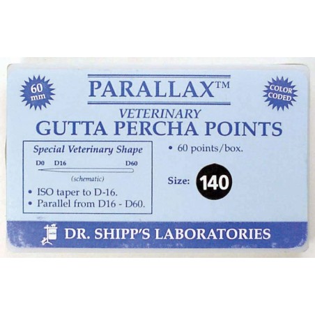 Parallax gutta percha refill 60's - 60mm #140
