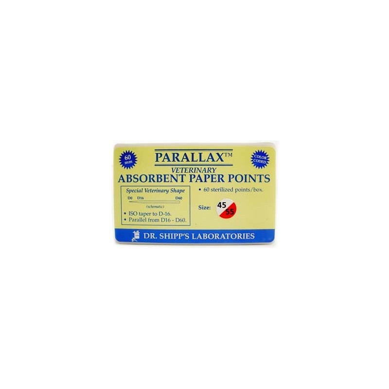Parallax paper point 60mm Set (#45 #50 #55) 20 ea sz