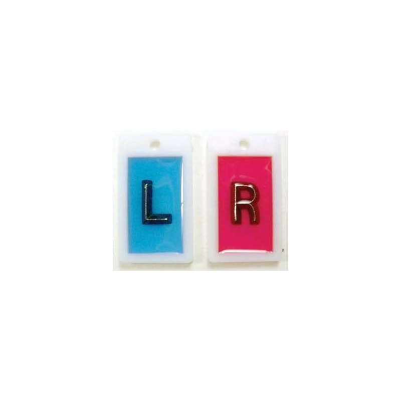 X-Ray film markers 'L' and 'R' (2/Set)
