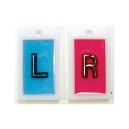 X-Ray film markers 'L' and 'R' (2/Set)