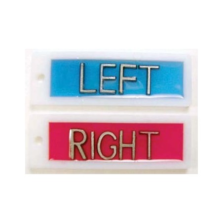X-Ray film markers 'Left' and 'Right' (2/Set)