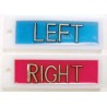 X-Ray film markers 'Left' and 'Right' (2/Set)