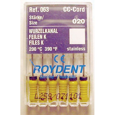 K-Files (31 mm) #20 (6 pk.)