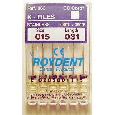 K-Files (31 mm) #15 (6 pk.)
