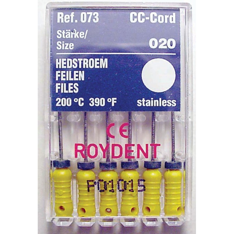 H-Files (21 mm) #20 (6 pk.)