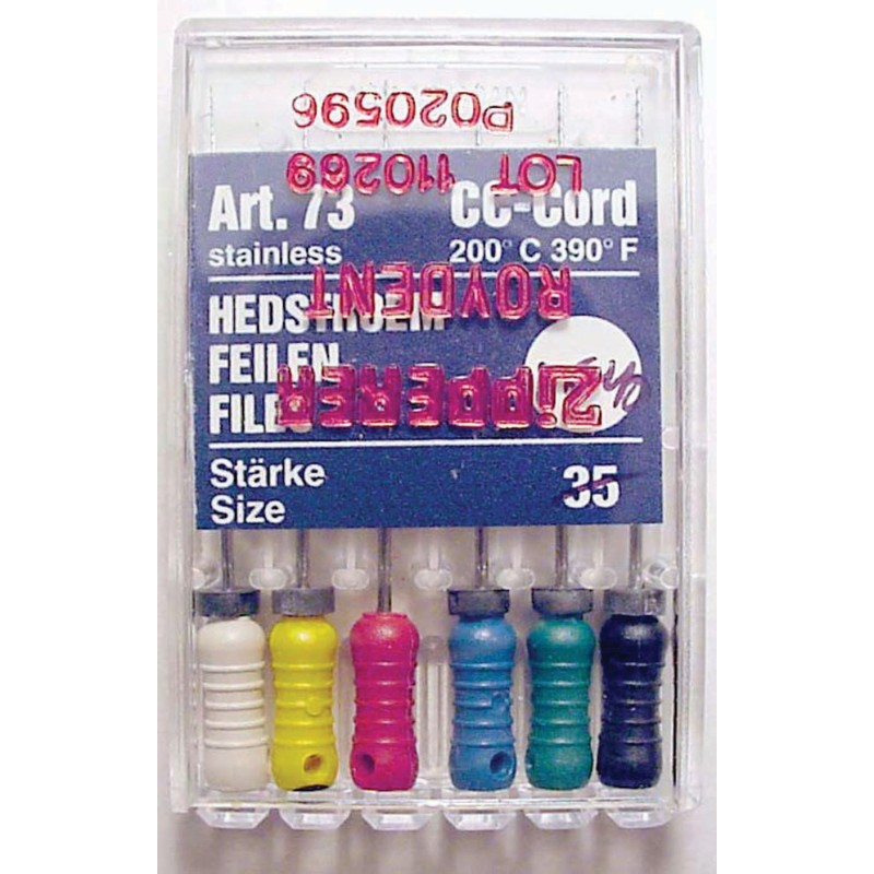 H-Files assorted (21 mm)(15-40-1 ea.) (6 pk.)