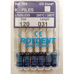 K-Files (31 mm) #120 (6 pk.)