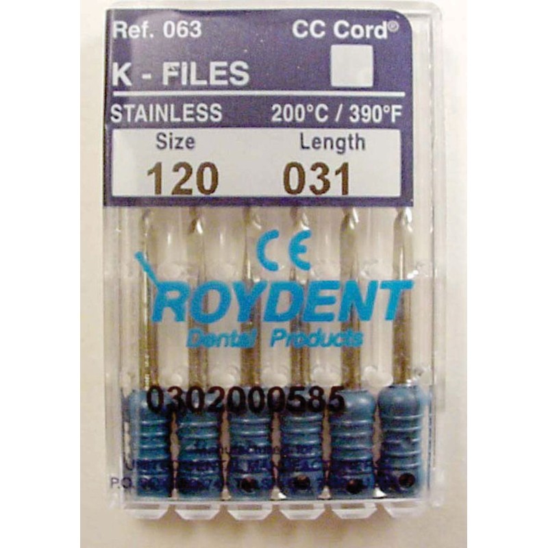 K-Files (31 mm) #120 (6 pk.)