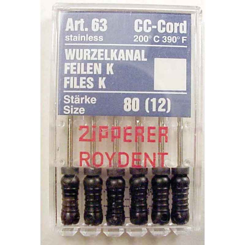 K-Files (21 mm) #80 (6 pk.)