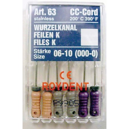 K-Files assorted (21 mm)(6, 8, 10 - 2 ea.) (6 pk.)