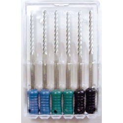 K-Files assorted (21 mm)(120-140, 2 ea.) (6 pk.)