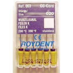 K-Files (21 mm) #20 (6 pk.)