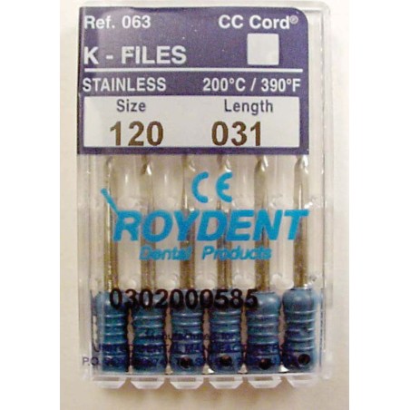 K-Files (21 mm) #120 (6 pk.)