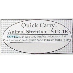 Animal stretcher cover replacement
