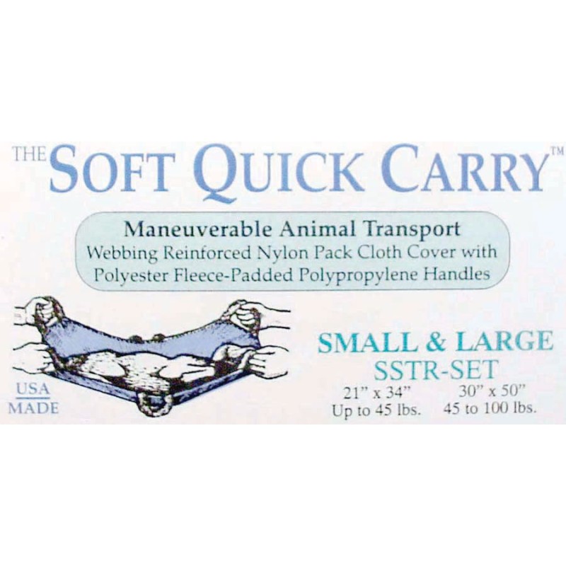Animal stretcher without frame (set of 2)