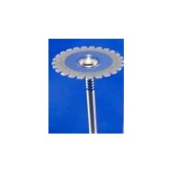 Diamond disc serrated