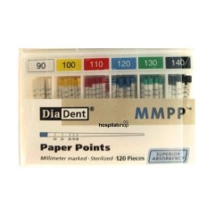 Paper point Set, - 28mm c. c. (15-40 assorted) (120/box)